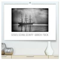 Gorch Fock - zeitlose Eindrücke (hochwertiger Premium Wandkalender 2026 DIN A2 quer), Kunstdruck in Hochglanz
