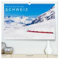 Reise durch die SCHWEIZ (hochwertiger Premium Wandkalender 2026 DIN A2 quer), Kunstdruck in Hochglanz