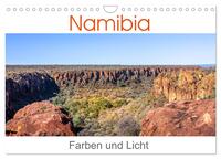 Namibia - Farben und Licht (Wandkalender 2026 DIN A4 quer), CALVENDO Monatskalender