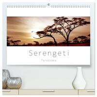 Serengeti Panorama (hochwertiger Premium Wandkalender 2026 DIN A2 quer), Kunstdruck in Hochglanz