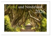 Irland und Nordirland 2026 (Wandkalender 2026 DIN A3 quer), CALVENDO Monatskalender