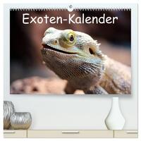 Exoten-Kalender (hochwertiger Premium Wandkalender 2026 DIN A2 quer), Kunstdruck in Hochglanz