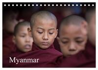 Myanmar 2026 (Tischkalender 2026 DIN A5 quer), CALVENDO Monatskalender