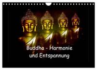 Buddha - Harmonie und Entspannung (Wandkalender 2026 DIN A4 quer), CALVENDO Monatskalender