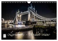London - street view (Wandkalender 2026 DIN A4 quer), CALVENDO Monatskalender