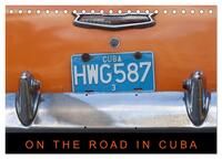 On the road in Cuba (Tischkalender 2026 DIN A5 quer), CALVENDO Monatskalender