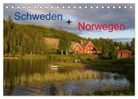 Schweden + Norwegen (Tischkalender 2026 DIN A5 quer), CALVENDO Monatskalender
