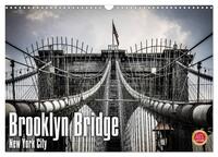Brooklyn Bridge - New York City (Wandkalender 2026 DIN A3 quer), CALVENDO Monatskalender