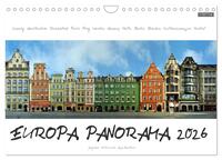 Europa Panorama 2026 (Wandkalender 2026 DIN A4 quer), CALVENDO Monatskalender