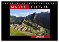 Machu Picchu - Exklusiv (Tischkalender 2026 DIN A5 quer), CALVENDO Monatskalender