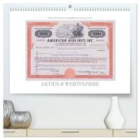 Aktien & Wertpapiere (hochwertiger Premium Wandkalender 2026 DIN A2 quer), Kunstdruck in Hochglanz