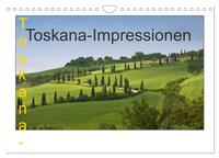Toskana-Impressionen (Wandkalender 2026 DIN A4 quer), CALVENDO Monatskalender
