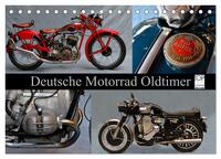 Deutsche Motorrad Oldtimer (Tischkalender 2026 DIN A5 quer), CALVENDO Monatskalender