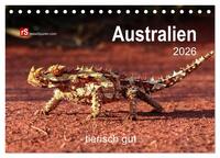 Australien tierisch gut 2026 (Tischkalender 2026 DIN A5 quer), CALVENDO Monatskalender