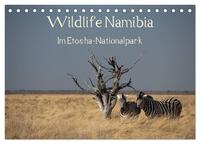 Wildlife Namibia (Tischkalender 2026 DIN A5 quer), CALVENDO Monatskalender