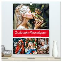 Zauberhafte Märchenfiguren - Die bekanntesten Frauen in Kindermärchen (hochwertiger Premium Wandkalender 2026 DIN A2 hoch), Kunstdruck in Hochglanz