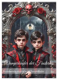 Vampirkinder der Finsternis (Wandkalender 2026 DIN A2 hoch), CALVENDO Monatskalender