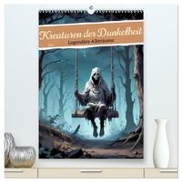 Kreaturen der Dunkelheit - Legendäre Albträume (hochwertiger Premium Wandkalender 2026 DIN A2 hoch), Kunstdruck in Hochglanz