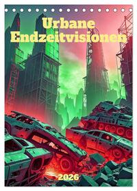 Urbane Endzeitvisionen (Tischkalender 2026 DIN A5 hoch), CALVENDO Monatskalender