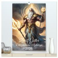 Zwölf Götter der griechischen Mythologie (hochwertiger Premium Wandkalender 2026 DIN A2 hoch), Kunstdruck in Hochglanz