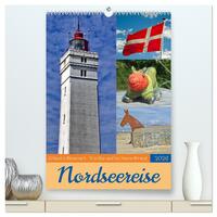 Nordseereise – Jütland in Dänemark – Von Blavand bis Henne Strand (hochwertiger Premium Wandkalender 2026 DIN A2 hoch), Kunstdruck in Hochglanz