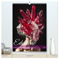 Edelsteine - Inspirierende Mineralien und Kristalle (hochwertiger Premium Wandkalender 2026 DIN A2 hoch), Kunstdruck in Hochglanz