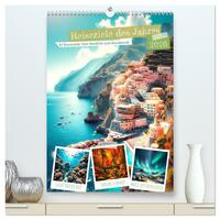 Reiseziele des Jahres - vom Nordlicht bis Korallenriff: 12 Traumziele (hochwertiger Premium Wandkalender 2026 DIN A2 hoch), Kunstdruck in Hochglanz
