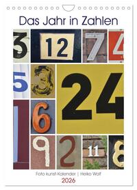 Das Jahr in Zahlen (Wandkalender 2026 DIN A4 hoch), CALVENDO Monatskalender