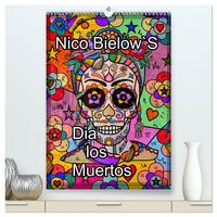 Nico Bielows Dia los Muertos (hochwertiger Premium Wandkalender 2026 DIN A2 hoch), Kunstdruck in Hochglanz