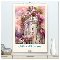 Colors of Dreams - AI-ART (hochwertiger Premium Wandkalender 2026 DIN A2 hoch), Kunstdruck in Hochglanz