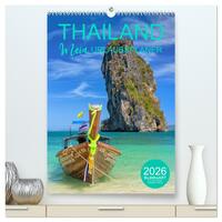 THAILAND - Mein Urlaubsplaner (hochwertiger Premium Wandkalender 2026 DIN A2 hoch), Kunstdruck in Hochglanz