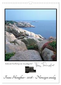 Norwegen analog (Wandkalender 2026 DIN A3 hoch), CALVENDO Monatskalender