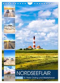 NORDSEEFLAIR - St. Peter Ording und Westerhever (Wandkalender 2026 DIN A4 hoch), CALVENDO Monatskalender