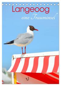Langeoog - eine Trauminsel (Tischkalender 2026 DIN A5 hoch), CALVENDO Monatskalender