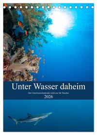 Unter Wasser daheim (Tischkalender 2026 DIN A5 hoch), CALVENDO Monatskalender