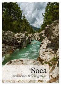 Soca - Sloweniens Smaragdfluss (Wandkalender 2026 DIN A2 hoch), CALVENDO Monatskalender