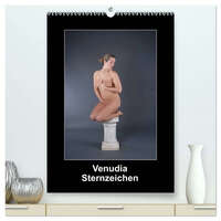 Venudia Sternzeichen - Aktfotografie (hochwertiger Premium Wandkalender 2026 DIN A2 hoch), Kunstdruck in Hochglanz