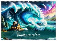 Vagues en colère (Calendrier mural 2026 DIN A2 vertical), CALVENDO calendrier mensuel
