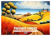 Paysages colorés (Calendrier mural 2026 DIN A4 vertical), CALVENDO calendrier mensuel