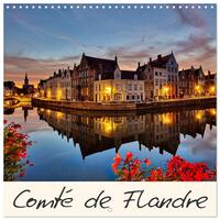 Comté de Flandre (Calendrier mural carré 2026 30x30 cm) Calendrier double avec une page pour vos prises de notes