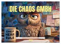 Die Chaos GmbH - Tierisch faule Kollegen (Tischkalender 2026 DIN A5 quer), CALVENDO Monatskalender