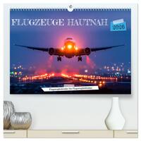 Flugzeuge hautnah - Flugzeugkalender für Flugzeugliebhaber (hochwertiger Premium Wandkalender 2026 DIN A2 quer), Kunstdruck in Hochglanz