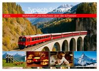 Typisch Schweiz (Wandkalender 2026 DIN A4 quer), CALVENDO Monatskalender