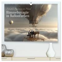 Himmelsmagie in Ballonfarben (hochwertiger Premium Wandkalender 2026 DIN A2 quer), Kunstdruck in Hochglanz