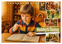 Hobbyträume - Einblicke in Freizeit und Hobbys von den 50ern bis 80ern (Tischkalender 2026 DIN A5 quer), CALVENDO Monatskalender