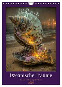 Ozeanische Träume - Ein Jahr durch das Auge des Meeres (Wandkalender 2026 DIN A4 hoch), CALVENDO Monatskalender