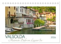 Valsolda. Malerische Dörfer am Luganer See (Tischkalender 2026 DIN A5 quer), CALVENDO Monatskalender