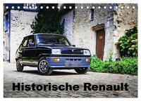 Historische Renault (Tischkalender 2026 DIN A5 quer), CALVENDO Monatskalender