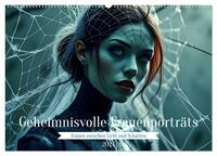 Geheimnisvolle Frauenporträts (Wandkalender 2027 DIN A2 quer), CALVENDO Monatskalender