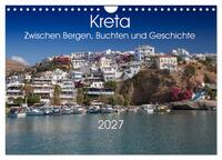 Kreta – Zwischen Bergen, Buchten und Geschichte (Wandkalender 2027 DIN A4 quer), CALVENDO Monatskalender